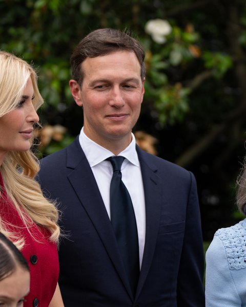 Jared Kushner on the White House South Lawn, June 2025